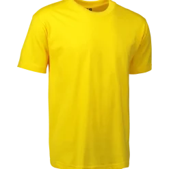ID T-Time t-shirt kortærmet gul str. 2XL
