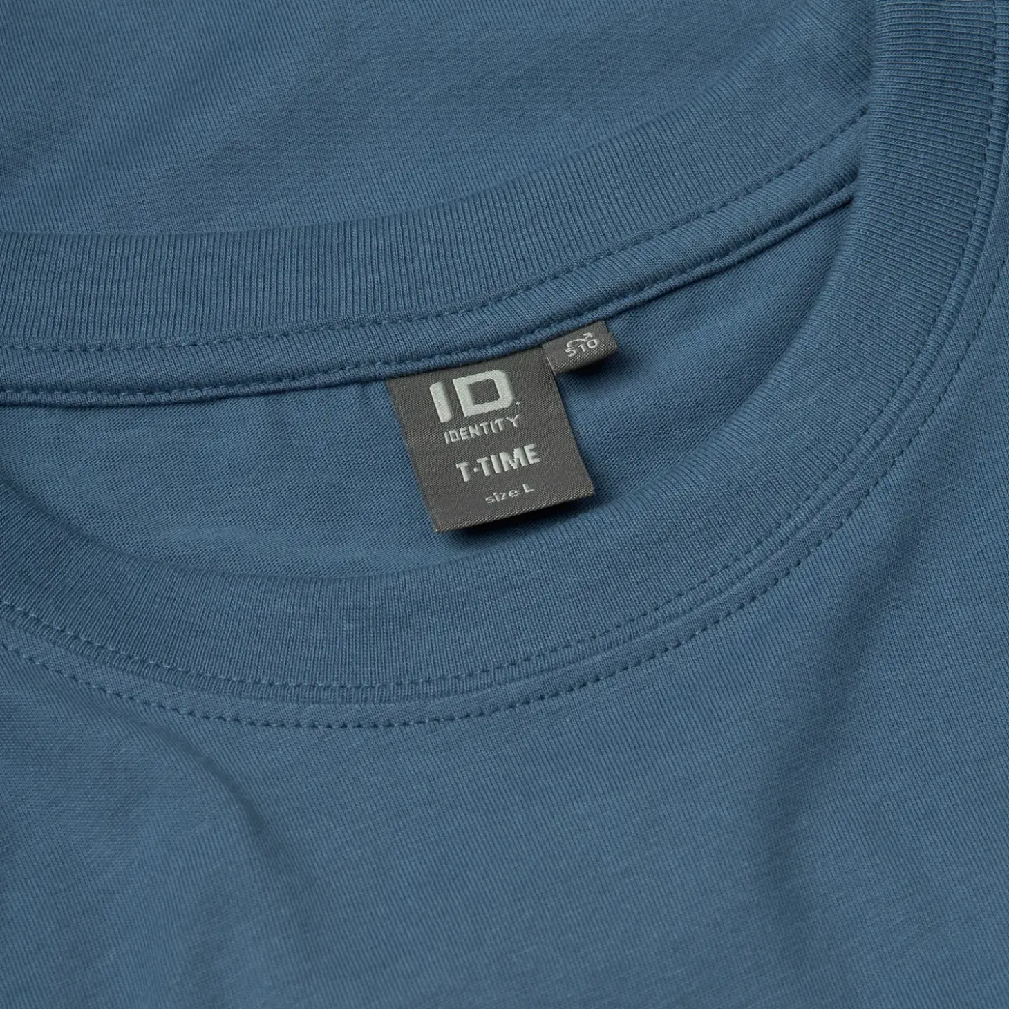 ID T-Time t-shirt kortærmet indigo str. L