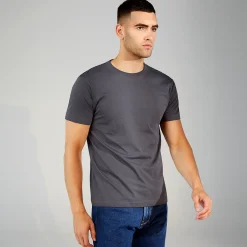 ID T-Time t-shirt kortærmet koks grå str. 2XL