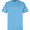 ID T-Time t-shirt kortærmet lys blå str. XL