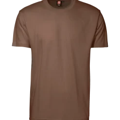 ID T-Time t-shirt kortærmet mocca str. L