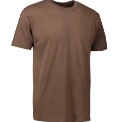 ID T-Time t-shirt kortærmet mocca str. L