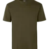 ID T-Time t-shirt kortærmet oliven str. L