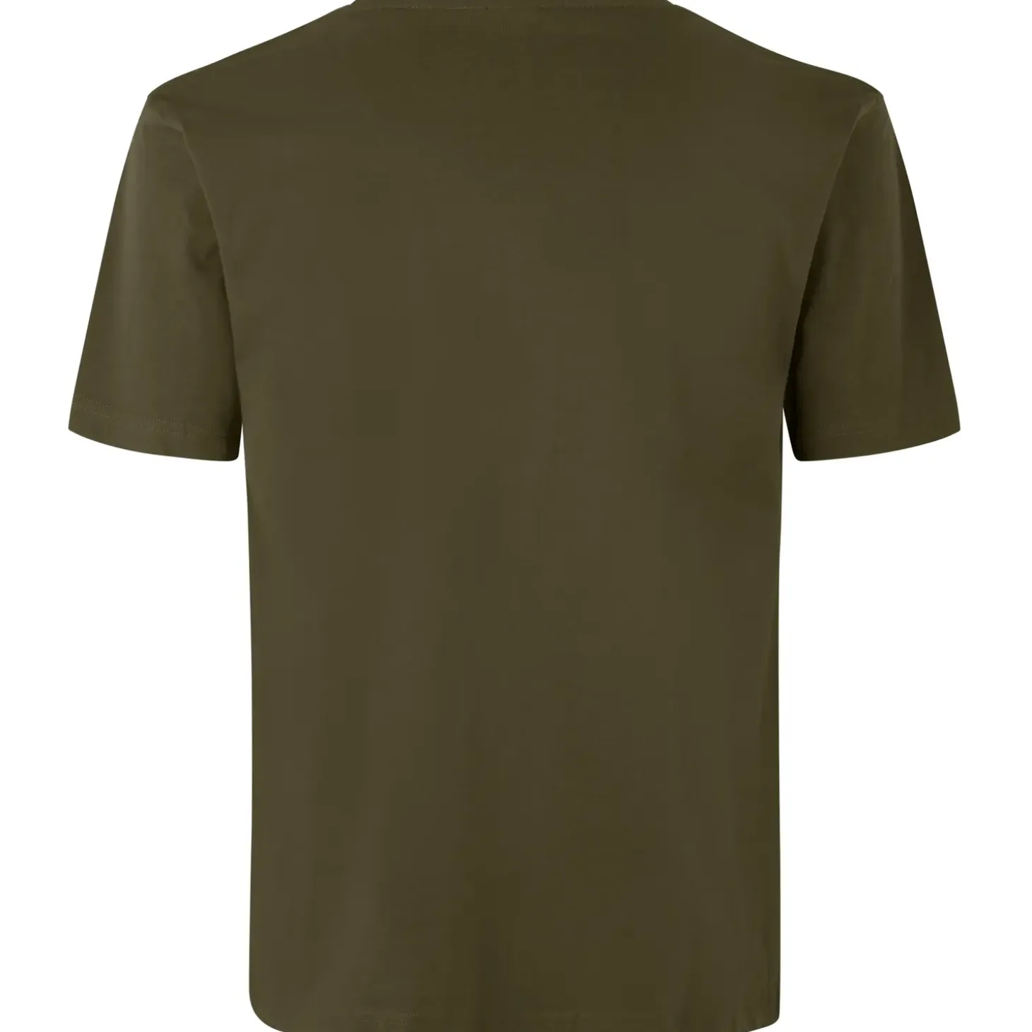 ID T-Time t-shirt kortærmet oliven str. L