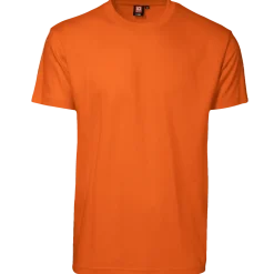 ID T-Time t-shirt kortærmet orange str. L