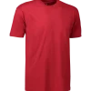 ID T-Time t-shirt kortærmet rød str. L