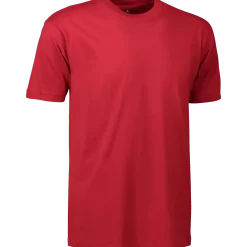ID T-Time t-shirt kortærmet rød str. L