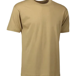 ID T-Time t-shirt kortærmet sand str. XL