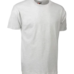 ID T-Time t-shirt kortærmet snow melange str. L