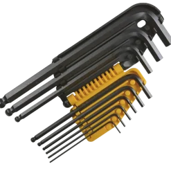 Ironside unbrakonøgler foldesæt m/9 nøgler 1,5-10 mm