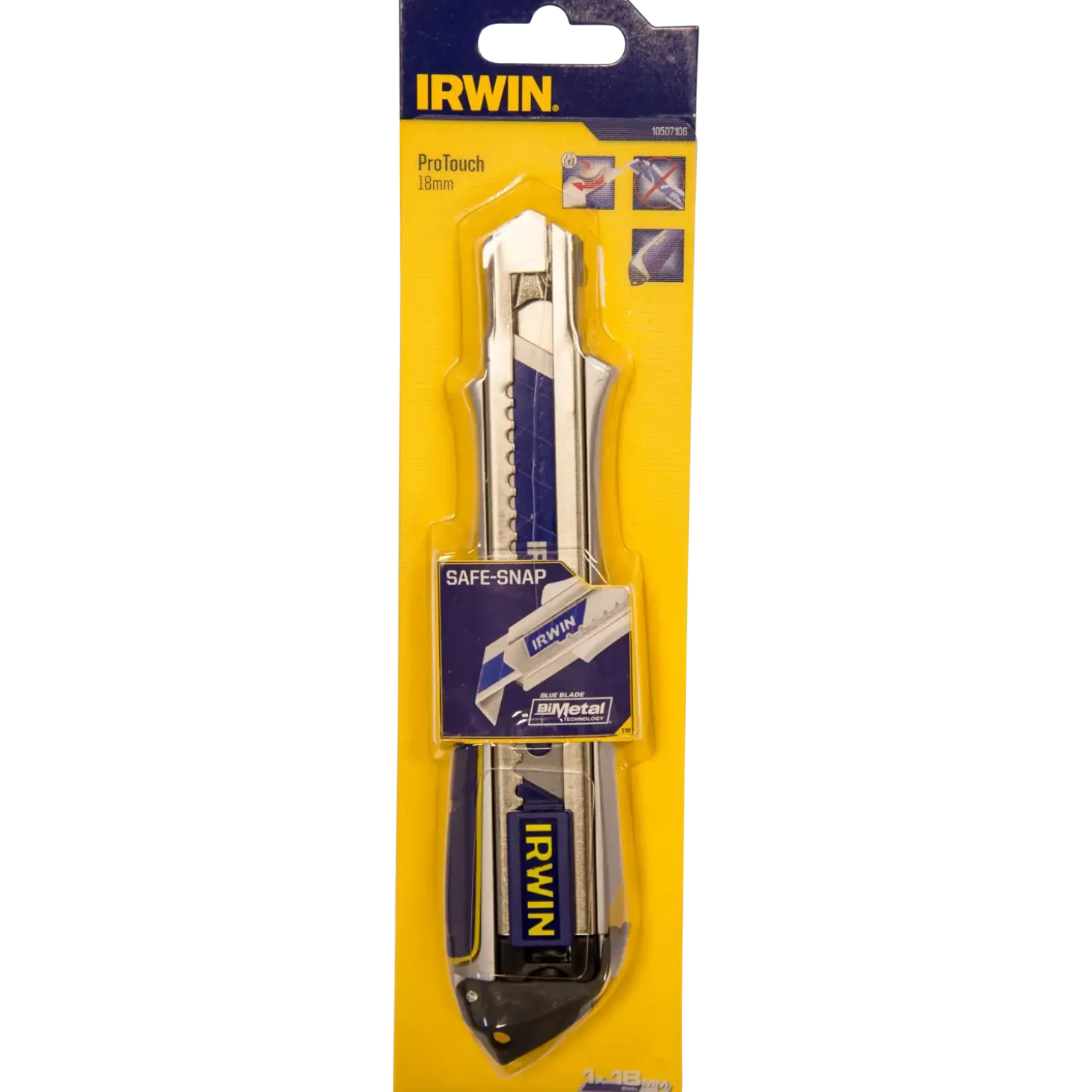 Irwin protouch knæk-af kniv 18 mm m/låseskrue