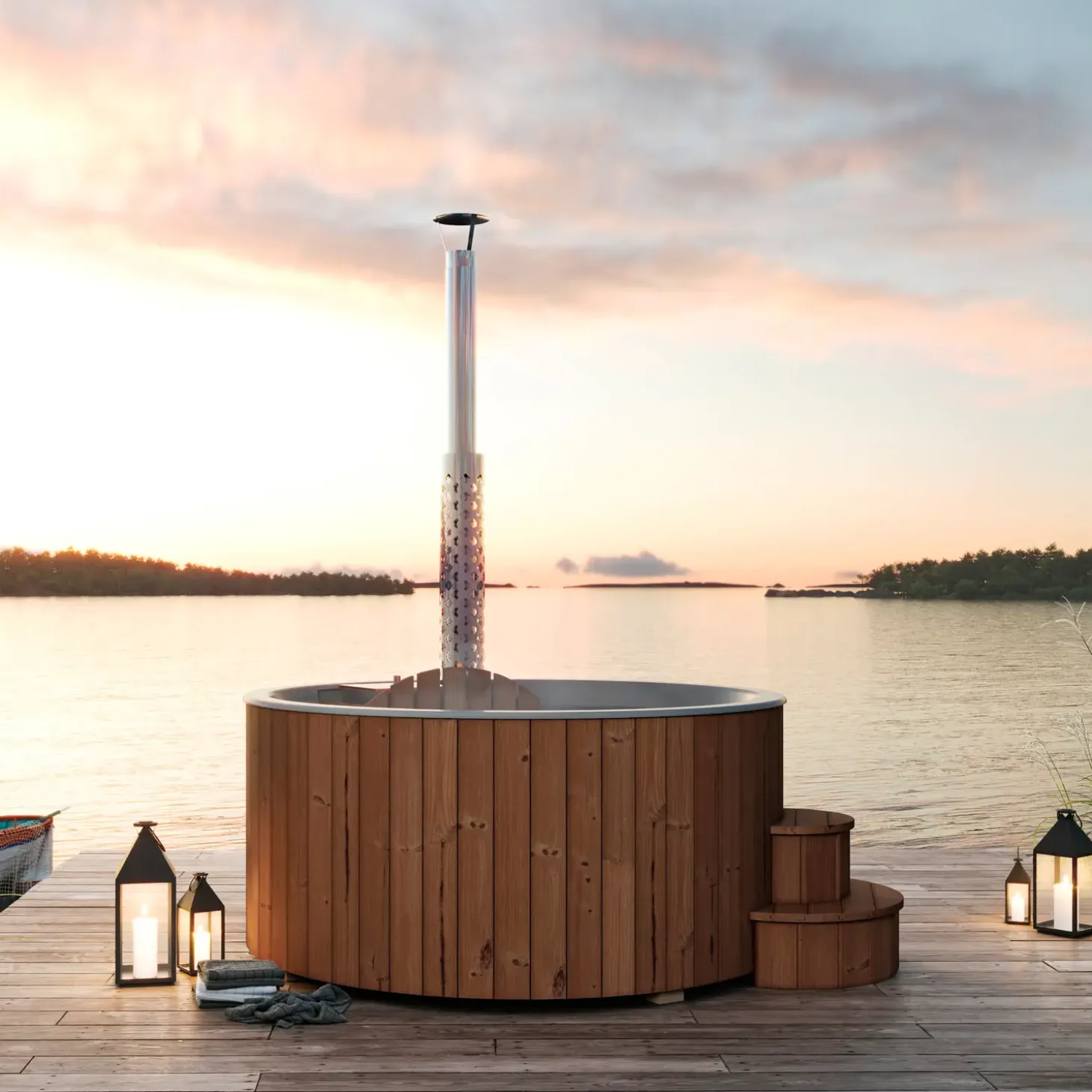 Isoleret cover til LOKE vildmarksbad, Ø200 cm
