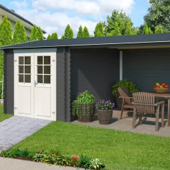 Ivana redskabsrum med overdækning 15,2/18,88 m²