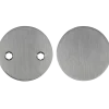 Jasa blindskilt CC30 2x Ø50 2mm massiv rustfrit 304 stål