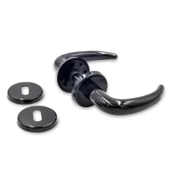 Jasa Coupe dørgreb m/nøgleskilt CC 30 mm sort