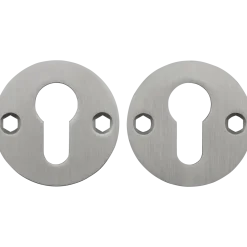 Jasa cylinderskiltsæt dråbe Ø52 mm sort stål