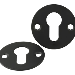 Jasa cylinderskiltsæt dråbe Ø52 mm sort