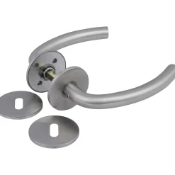 Jasa dørgreb Coupe 19 mm click rustfrit stål afrundet
