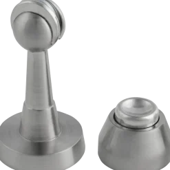 Jasa dørstopper m/magnet 75 mm børstet stål