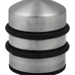 Jasa dørstopper t/gulv Ø65x75 mm børstet