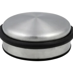 Jasa dørstopper t/gulv Ø110x40 mm børstet