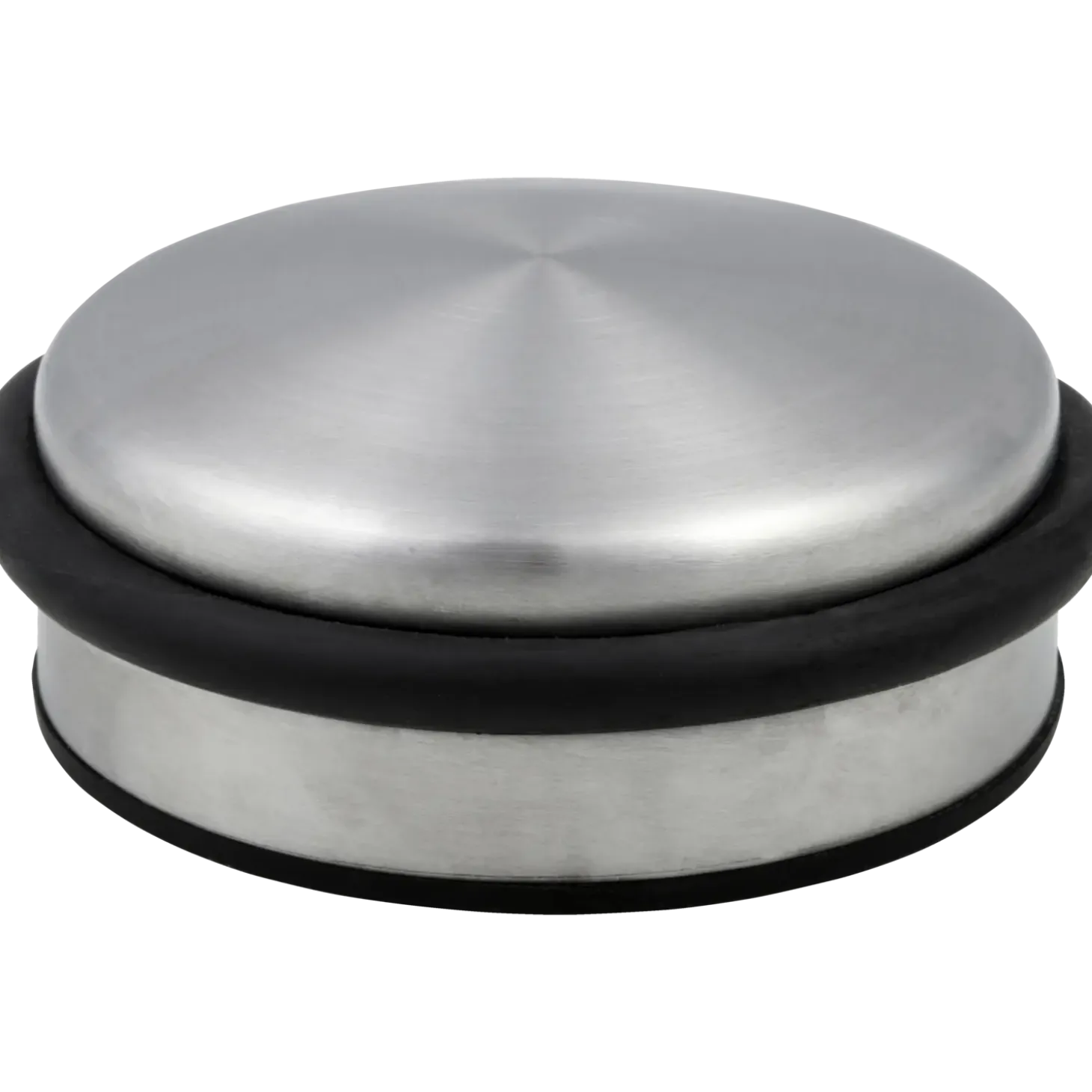 Jasa dørstopper t/gulv Ø110x40 mm børstet