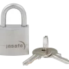 Jasafe hængelås 50 mm m/hærdet bøjle rustfri