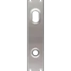 Jasa langskilt sæt oval cylinder 233x53x5 mm børstet rustfrit stål