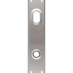 Jasa langskilt sæt oval cylinder 233x53x5 mm børstet rustfrit stål