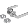 Jasa Mira dørgreb m/nøgleskilt CC 30 mm aluminium