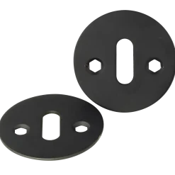 Jasa nøgleskilt Ø52x2 mm sort