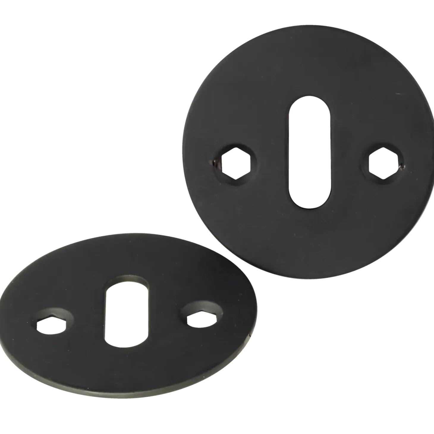 Jasa nøgleskilt Ø52x2 mm sort