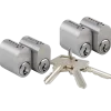 jasa ovalt cylindersæt - 6-stift marforniklet messing