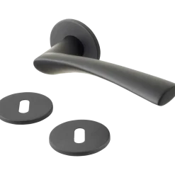 Jasa Saturn dørgreb m/nøgleskilt 30 mm sort