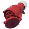 Jo-el hunstik 400V 16A CEE 17 rød