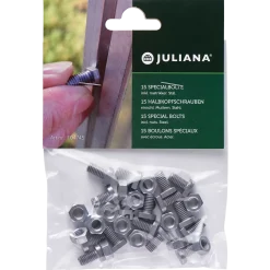 Juliana drivhusbolte 15 stk.