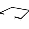 Juliana fundament Oase 8,8 m² sort