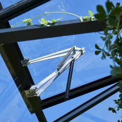 Juliana Gartner 18,8 m² drivhus antracit/sort med 3 mm hærdet glas