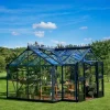 Juliana Orangeri 15,1 m² antracit/sort 3 mm hærdet glas