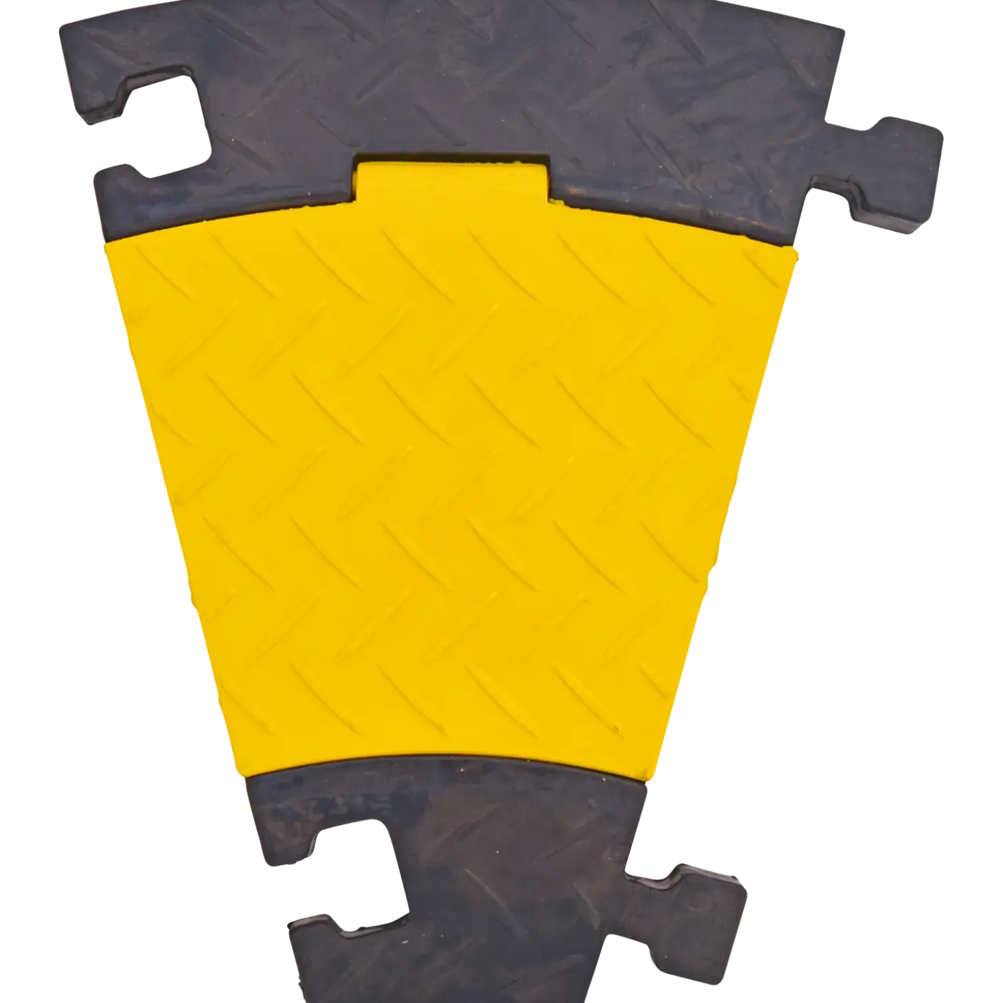 Kabelbro vinkel 4 kanaler WKB4V sort/gul