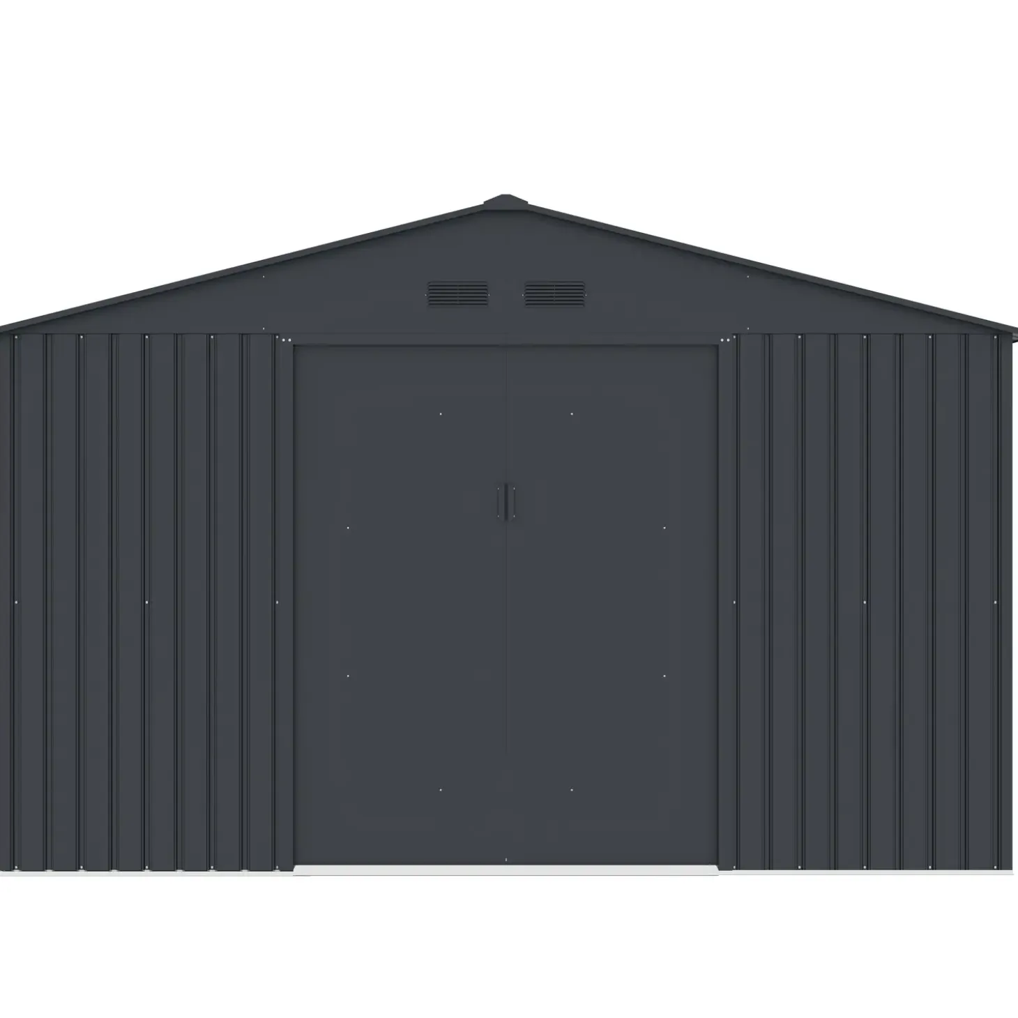 Kenneth redskabsskur med dobbeltdør, 10,84 m²
