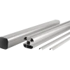 Kirkedal Alu design stolpe K100 80x80 mm længde 270 cm alu