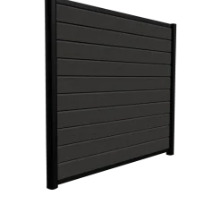 Kirkedal Alu Light komposithegn forlængersæt K1 156x156 cm sort