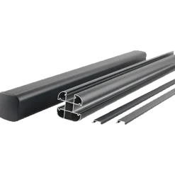 Kirkedal aluminium komposithegn forlængersæt K1 (fer/not) sort
