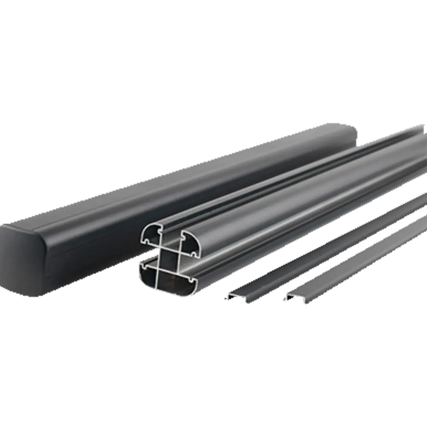 Kirkedal aluminium komposithegn forlængersæt K1 (fer/not) sort