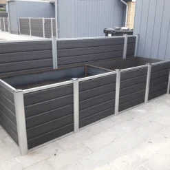 Kirkedal aluminium komposithegn forlængersæt K1 (fer/not) Sort
