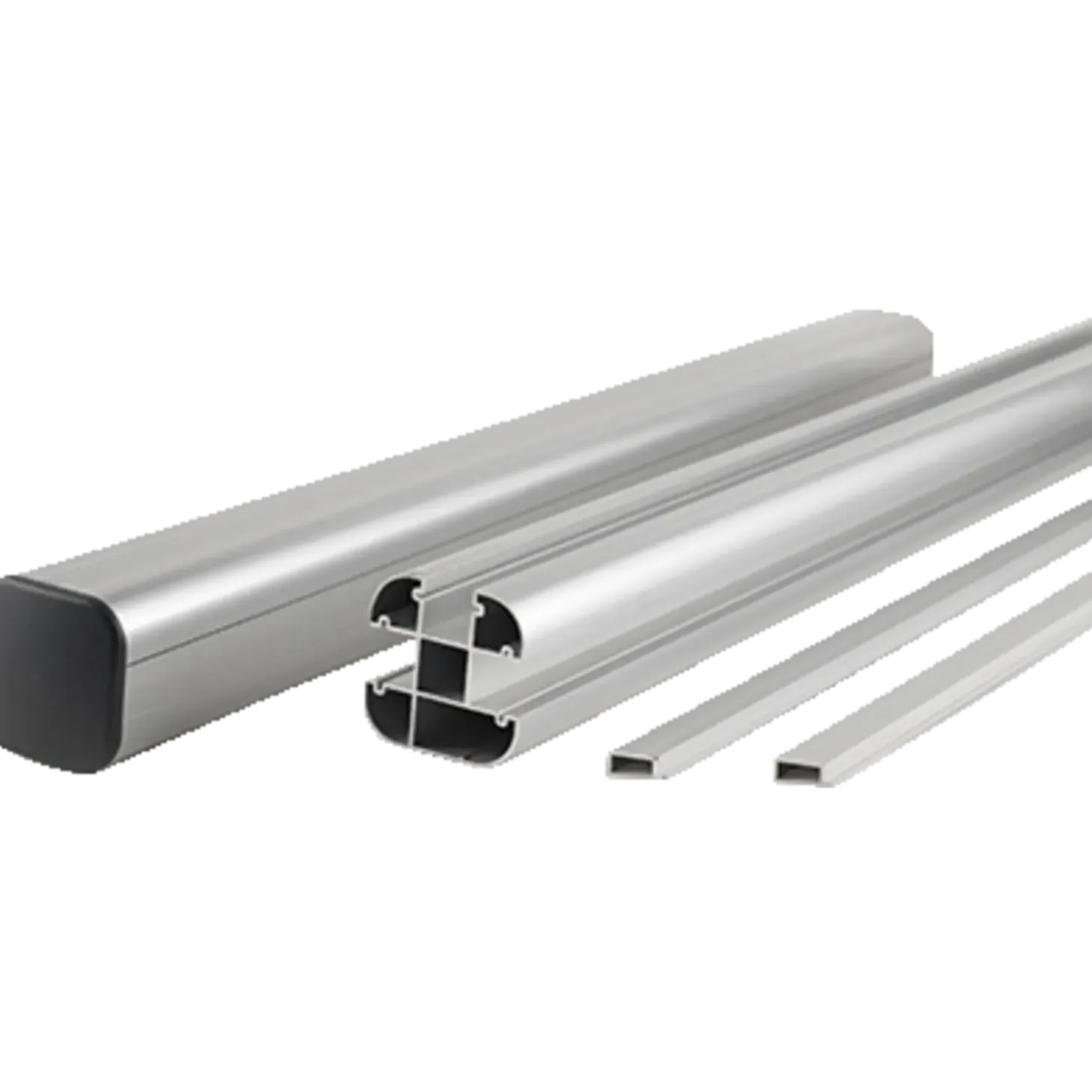 Kirkedal aluminium komposithegn startsæt K1 (fer/not) Sort