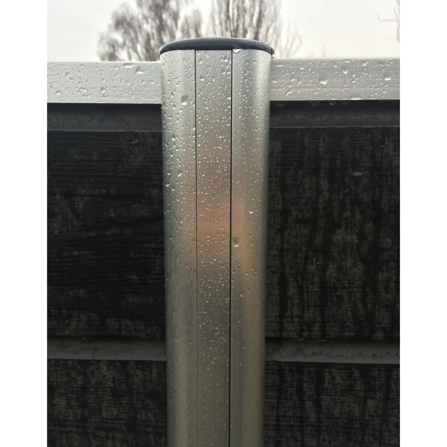 Kirkedal aluminium komposithegn startsæt K1 (fer/not) Sort