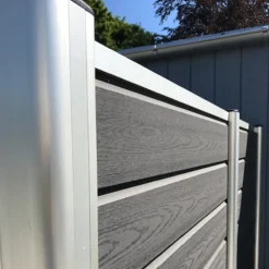 Kirkedal aluminium komposithegn forlængersæt K2 (dobbeltklink) Sort/Sort