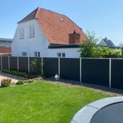 Kirkedal aluminium komposithegn startsæt K2 (dobbeltklink) Sort/Alu